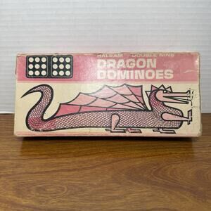 Halsam Double Nine Dragon Dominoes No 920 Double Nine Vintage